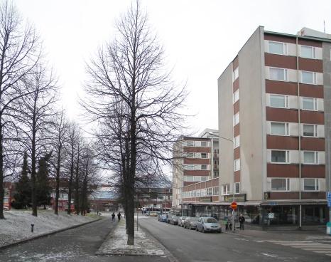 RAKENNETUN YMPÄRISTÖN SELVITYS: KORTTELIT 186 Katutilat ja ympäröivä rakennuskanta Suvantokatu
