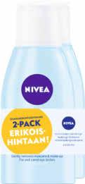 9,/kpl NIVEA Gentle SILMÄMEIKIN-