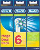 Oral-B CrosAction ++ VAIHTOHARJAT 6 kpl/pkt