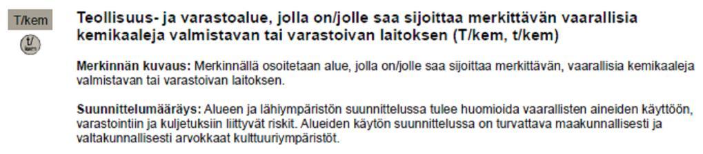 jotka huomioitava kaavan suunnittelussa.