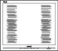 Vianetsintä Näytön kuva värähtelee Varmista, että signaalikaapeli on yhdistetty näytönohjaimeen tai PC-tietokoneeseen. Näytöllä on pystysuora värinä Paina Auto-näppäintä.