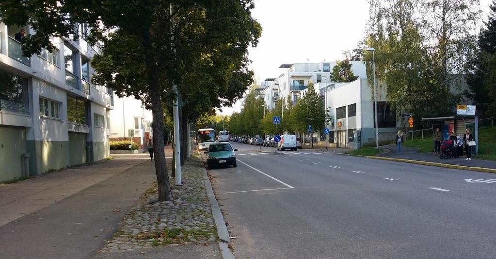 NYKYTILA liikennemäärät ja alueen kuvaus