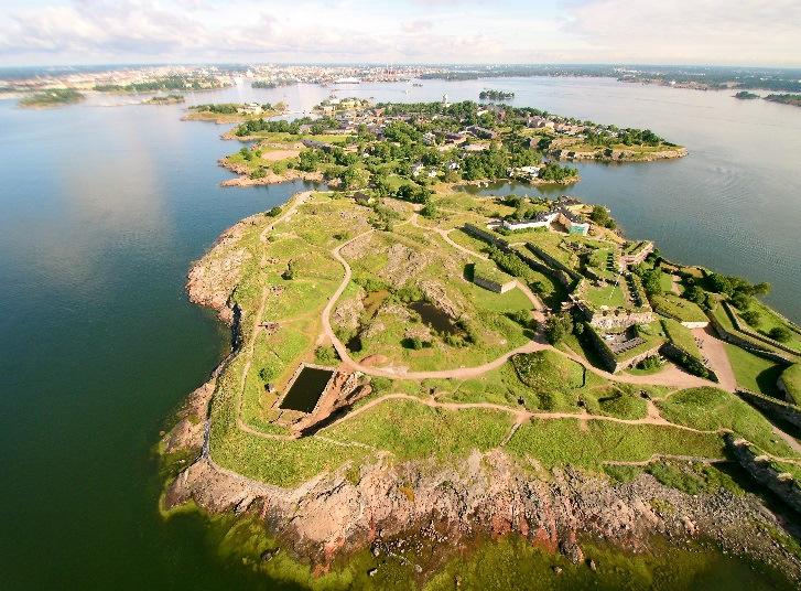 2. Tutkimusalueen sijainti Kustaanmiekan patteri 3 sijaitsee Kustaanmiekan etelärannalla saaren lounaisimmassa osassa.