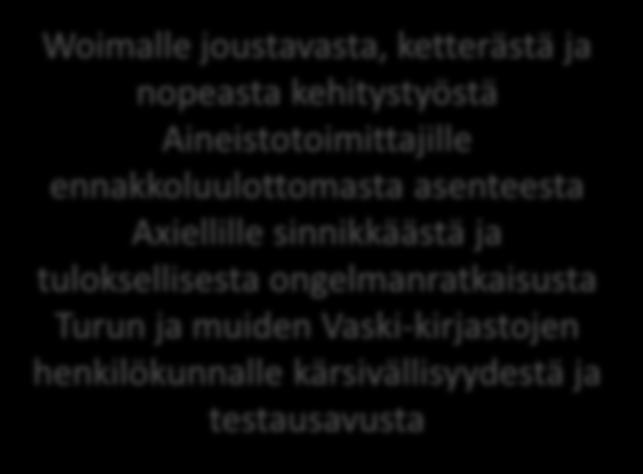 Turun ja muiden Vaski-kirjastojen