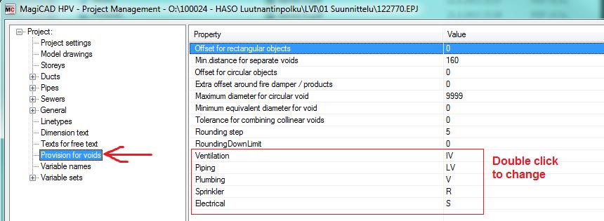 1 System kentän asetukset (MagicCAD) MagicCad tunnistaa rei