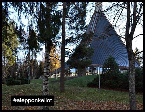 Lokakuussa Kannelmäessäkin kirkon kellot soivat viikon ajan Aleppon uhreille joka päivä klo 17.