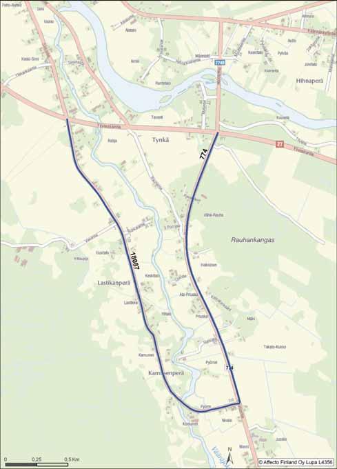 VARAREITTI 27R08 Reitin pituus [km]: 5,3 Laskennallinen