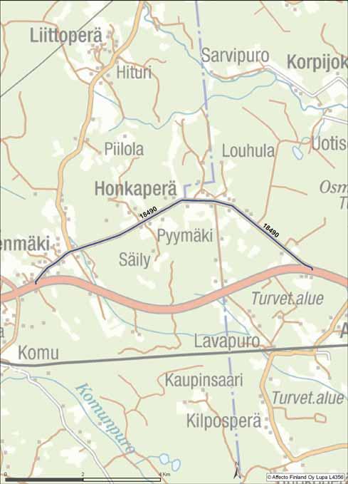 ohjauksella yhteen suuntaan VARAREITTI 27R68 Reitin