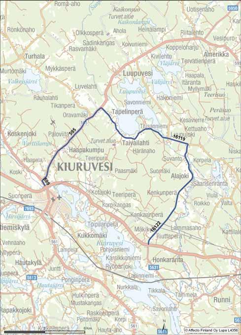 varareitiksi rajoituksin VARAREITTI 27R77 Reitin pituus
