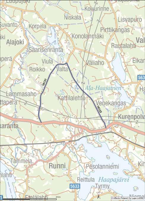 varareitiksi rajoituksin VARAREITTI 27R79 Reitin