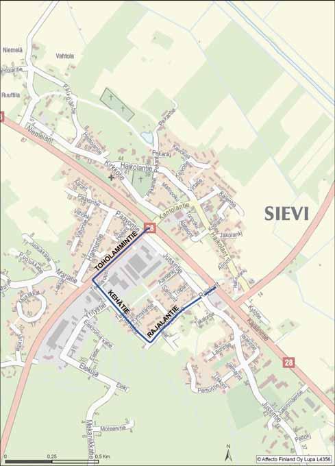 VARAREITTI 28R33 Reitin pituus [km]: 1,3 Laskennallinen