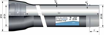 SG-VALURAUTAINEN PAINEPUTKIJÄRJESTELMÄ PUHDAS VESI MUHVILLISET PAINEPUTKET LUKITUT Putken ulkopinnoite: Sinkki 200 g/m2 + bitumi Putken sisäpinnoite: masuunikuonasementti CLASSIC UNIVERSAL Standard