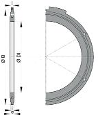 JÄTEVESI TIIVISTEET JA TARVIKKEET Laippatiiviste 4 mm teräsvahvisteinen NBR DN Paino kg Tuotenro LVI-nro Hinta DN 50-300 50 0,08 JBA50 GW1 9,30 65 0,11 JBA65 GW1 10,10 80 0,14 JBA80 GW1 11,30