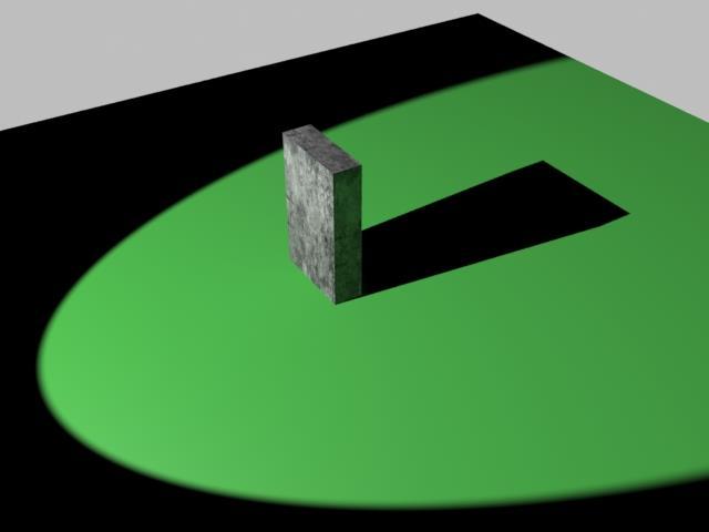 14 on mallinnettu 3D-ohjelmassa. 3D-malli voidaan renderöidä yhdestä perspektiivistä (Kuva 8). (3dRender 2016.) Kuva 8. Renderöity betoniseinä varjoefektillä.