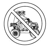 TURVALLISUUSOHJEET Käyttäjän turvallisuus Tieliikennekäyttö Polaris-maastoajoneuvoja ei ole tarkoitettu yleisillä teillä liikkumiseen, ellei niitä ole sitä varten rekisteröity (ajoneuvoluokat T3 tai