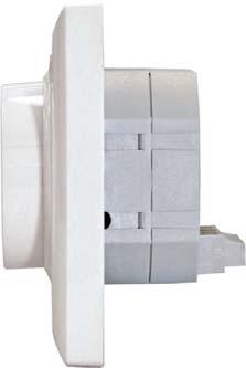 Kiertokytkinvalonsäädin DTD55L ilman N-johdinta Kiertokytkinvalonsäädin DTD65L ilman N-johdinta 16 DTD55L-230 V-wg R, R, C LED Kiertohimmennin ilman N-johtimen tarvetta, yksittäisasennukseen 80x80x25