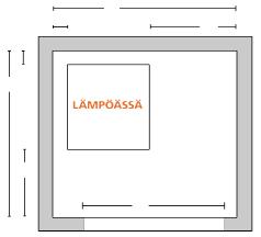 100% maalämpö suomesta SENTJN OPS mittoja suurempaa lattiapinta-alaa. Laitteen kyljessä oleville maapiirin yhteille on varattava asennustilaa noin 50-60 cm.