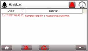 Huoltovalikkoon pääsy on rajattu Lämpöässän asentajakoulutuksen käyneisiin ja sertifioituihin asentajiin. Huoltovalikossa voi seurata tilatietoja.