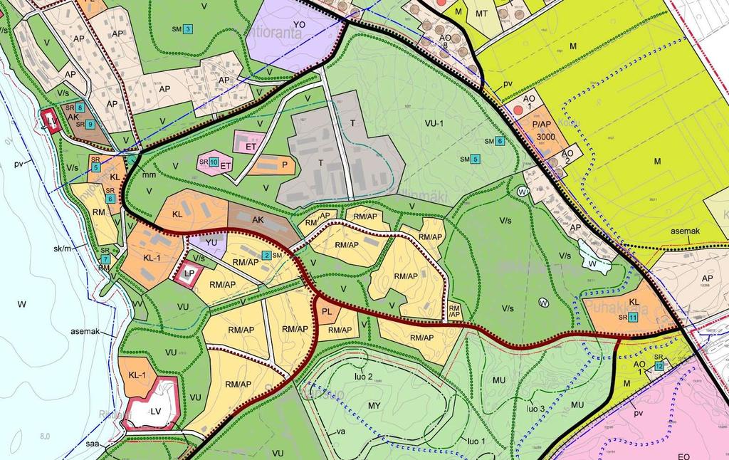 Maankäytönsuunnittelu KONTIOLAHTI Kontiorannan asemakaava 3.2 Yleiskaava Kontioniemen kunnanvaltuuston 31.10.2016 hyväksymä osayleiskaava on tullut voimaan kunnanhallituksen päätöksellä 30.1.2017 lukuun ottamatta valituksenalaisia alueita.