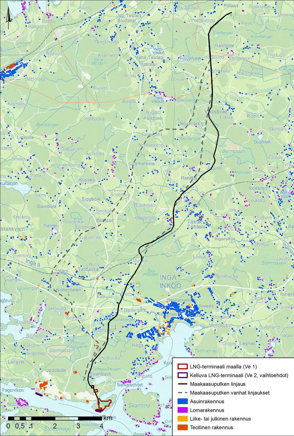 ympäristön nykytila ja HANKKEEN vaikutusten