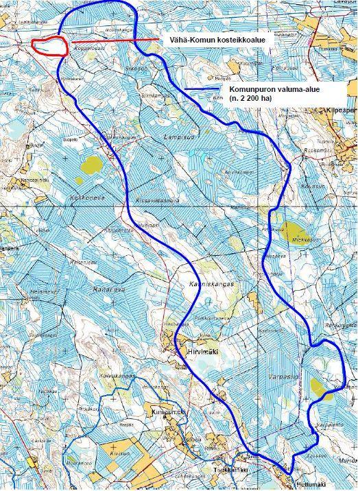 kosteikot edistävät vesi- ja tulvasuojelua, koska kosteikoilla veden