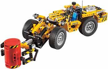 99 00 Lego Technic Kaivoskuormaaja Lähde ajelulle maan alle tällä jykevällä 2-in-1-ajoneuvolla, jossa on