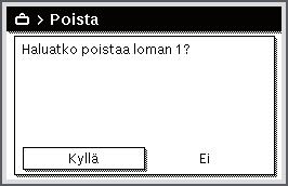 Käyttöyksikkö toimii muutetuilla asetuksilla. Tarkasta lämpimän veden ja lämmityksen asetukset ja muokkaa niitä tarvittaessa ( kappale 11.6, sivu 29).