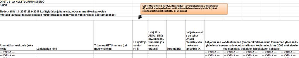 Varainhankinnan yksilöinti (OKM:n ohje 22.6.