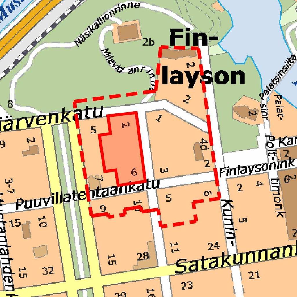 TAMPEREEN KAUPUNKI 1.8.2016 I (FINLAYSON), PUUVILLATEHTAANKATU 6, NÄSILINNANKATU 2-6 JA NÄSIJÄRVENKATU 3, TÄYDENNYSRAKENTAMINEN. Asemakaava nro 8503. Diaarinumero: TRE: 829/10.02.