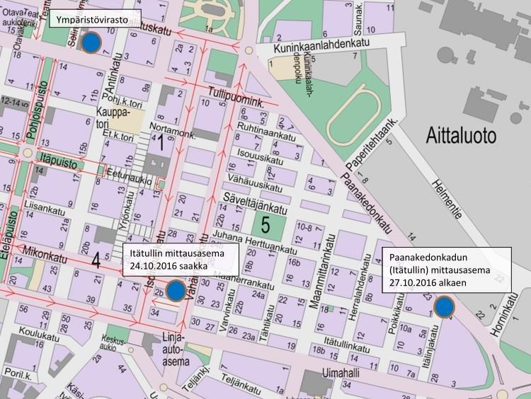 24 Taulukko 17. PM 1 hiukkasnäytteiden arseeni-, kadmium- ja nikkelipitoisuuksien mediaani- ja vuosikeskiarvot Pirkkalan mittausasemalla vuonna 216.