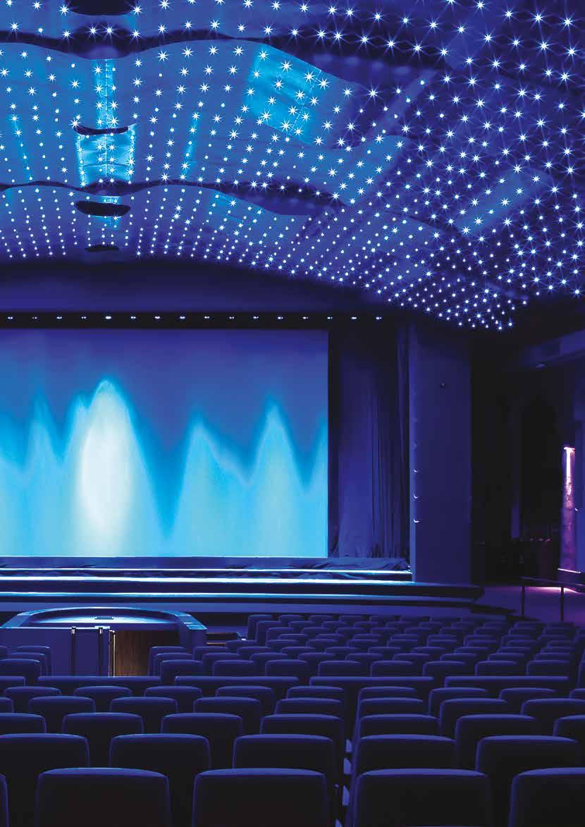 KINOPANEL KINOPANEL SEINÄPÄÄLLYSTE Akustinen erityispäällyste elokuvateattereiden ja muiden erityistä äänen hajottamista vaativien viihdetilojen seiniin.