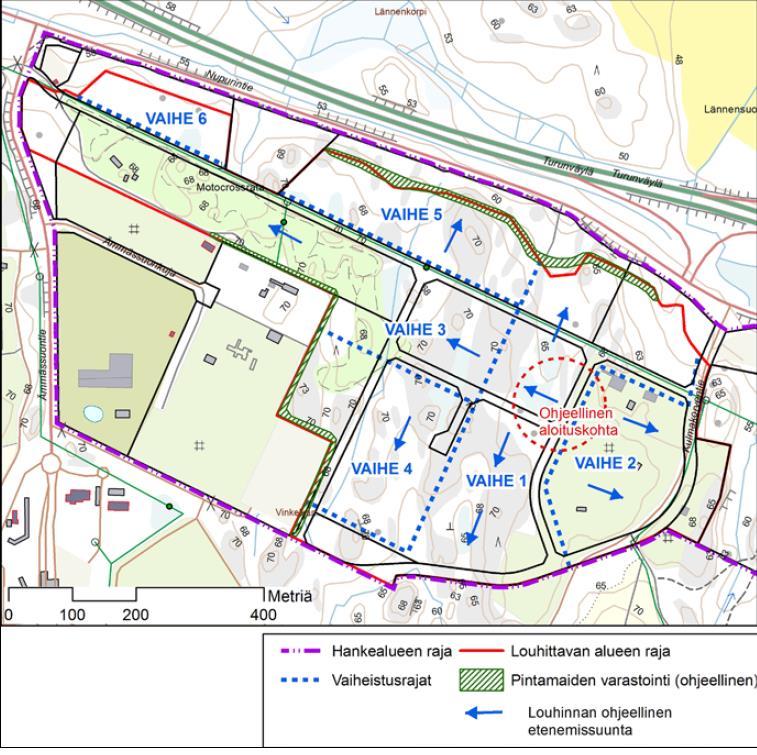 Espoon kaupunki Pöytäkirja 53 Ympäristölautakunta 11.06.2015 Sivu 29 / 62 Kuva 1. Hankealueen sijainti Ämmässuontien ja Kulmakorventien risteysten välillä.