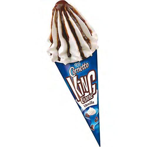 Ison nautinnon ystäviä hemmotellaan jättikokoisilla Cornetto King Cone -tuuteilla! Cornetto Enigma Keksi Cornetto Enigma Keksi on keksinystävän uusi välipalaherkku!