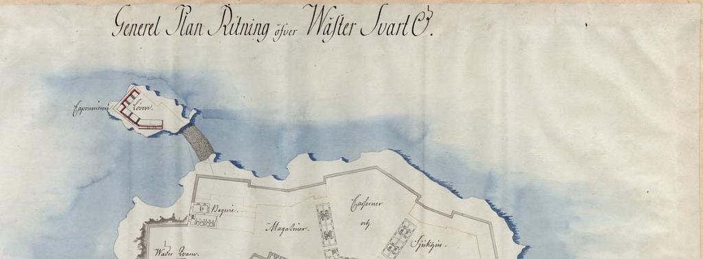 Kartta Länsi Mustasta vuodelta 1792.