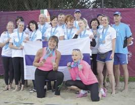 Suomen beach volleyn mastersit mitalisateessa Keski- Suomi ei kuulu maantieteellisesti itään eikä oikein länteenkään.