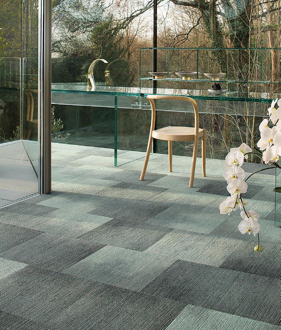 woven flooring ASENNUSOHJE Tractionback -pohjaiset Milliken