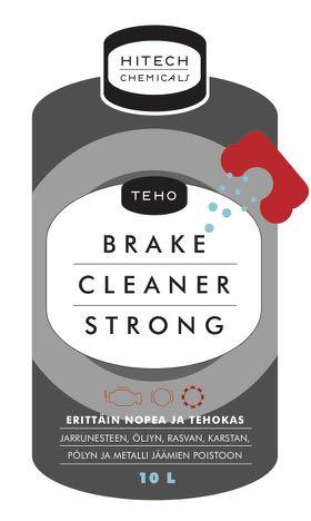 8 (57) TEHO BRAKE CLEANER STRONG Erittäin nopea ja tehokas jarrujen puhdistusaine. Erityisesti jarrujen ja kytkinten puhdistukseen suunniteltu aine.