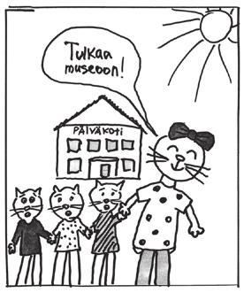 markeralla da pyyhi lyijykynän jället. pidänöy.