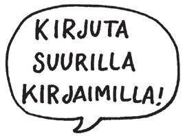 Tekstan da paginakublan välih on jätettävä hyvin tilua,