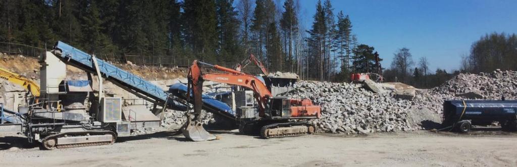 (välimurskaus) ja edelleen seulavaunuun, joka jäi kuvan ulkopuolelle.