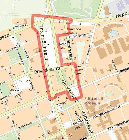 Tavoitteena on koko alueen kehittäminen nykyistä kaupunkimaisempaan suuntaan sekä monipuolinen, toiminnallinen ja korkeatasoinen uusi asuinalue, johon tulee tilaa myös kaupalle ja palveluille sekä