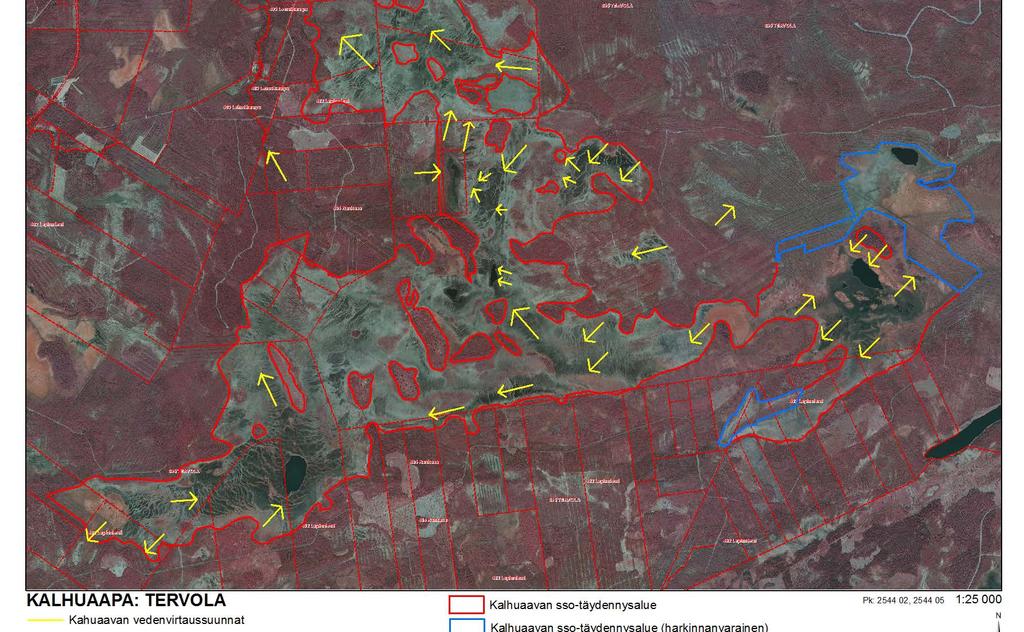 Arvokas Kalhuaapa on kartoitettu soidensuojelun täydennysohjelmassa 2013-14.