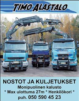 NOSTOT JA KULJETUKSET * Max ulottuma 27m * * Henkilökorit * *