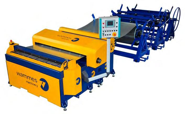 LEVYTYÖKONEET Compact line kanttikanavan valmistuslinja www.wammesmachinery.