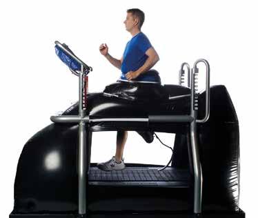 40 Liikunta ja kuntoharjoittelu AlterG Anti Gravity -juoksumatto AlterG Anti-Gravity -juoksumatto on monipuolinen ja mullistava lääkinnällinen harjoitusväline fyysiseen harjoitteluun ja aikaiseen