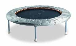 Toimituksessa pomppualusta valmiiksi asennettuna, vain jalat on ruuvattava paikoilleen. Valmistettu Saksassa. Väri: Musta/hopea. Mitat: Halkaisija 120 cm, korkeus 29 cm.