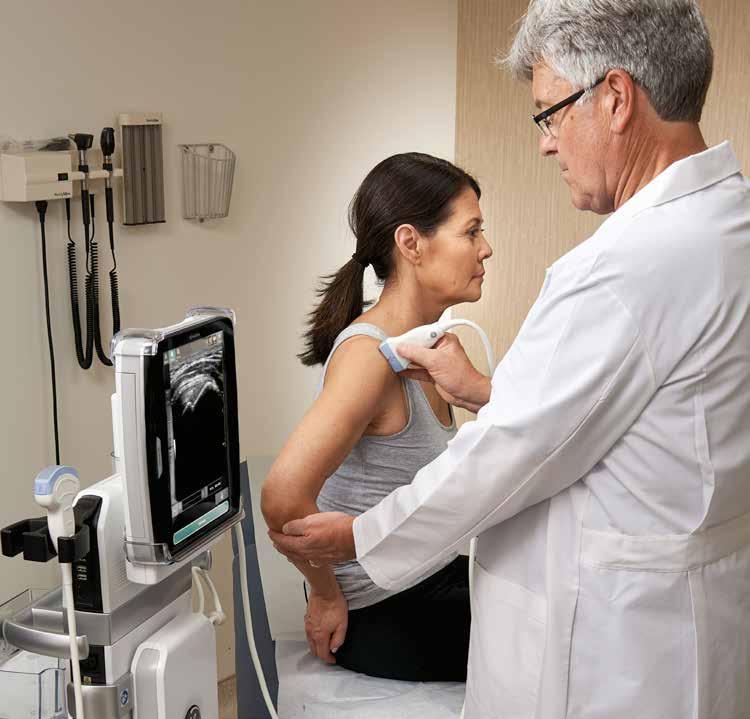 Ultraäänikuvantaminen Ultraäänikuvantaminen Diagnostinen ultraääni tuki- ja liikuntaelimistöä varten Lojer tekee yhteistyötä GE Healthcaren kanssa ja tarjoaa monia erilaisia ultraäänikuvantamisen
