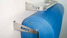 punainen Airex-mattojen säilytys 67317 AIREX SEINÄTANKO, leveys 65 cm 67318 AIREX
