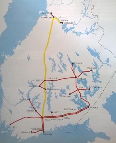 3 2. Petäjävesi Mänttä 110 kv:n voimalinjan rakentaminen Suomen kantaverkon rakentaminen aloitettiin 1920-luvulla yhtä aikaa Imatran vesivoimalaitoksen rakentamisen kanssa.