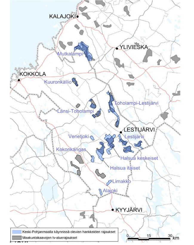 Keski-Pohjanmaan 4. vaihemaakuntakaava Maakuntavaltuusto hyväksyi kaavaehdotuksen 23.4.2015 ja vahvistettu Ympäristöministeriössä 22.